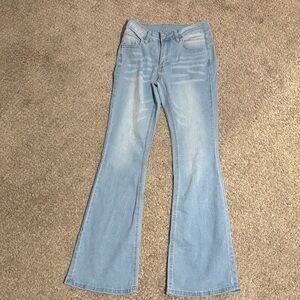 Light Blue Women's Flare Jeans